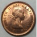 CANADA 1953 . ONE 1 CENT COIN . VARIETY . NO STRAP